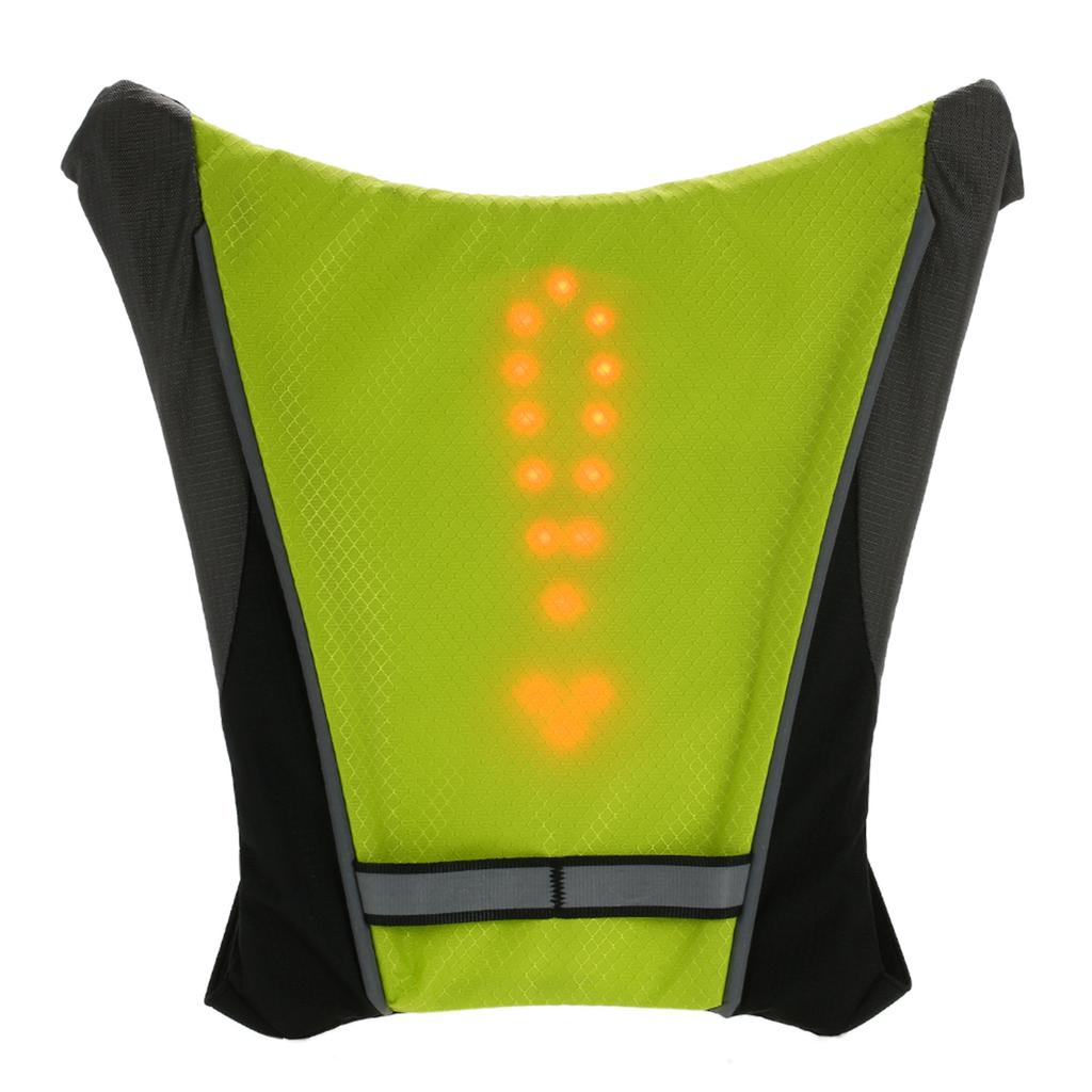 USB Wiederaufladbarer Reflektierender Rucksack Befestigungsclip mit Fernbedienung LED Signalleuchte Outdoor Sport Sicherheits Tasche Ausrüstung