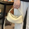 Genuine Leather Women's Crossbody Bag Fashionable Hand-held Bucket Bag Light and Casual Single-shoulder Bag