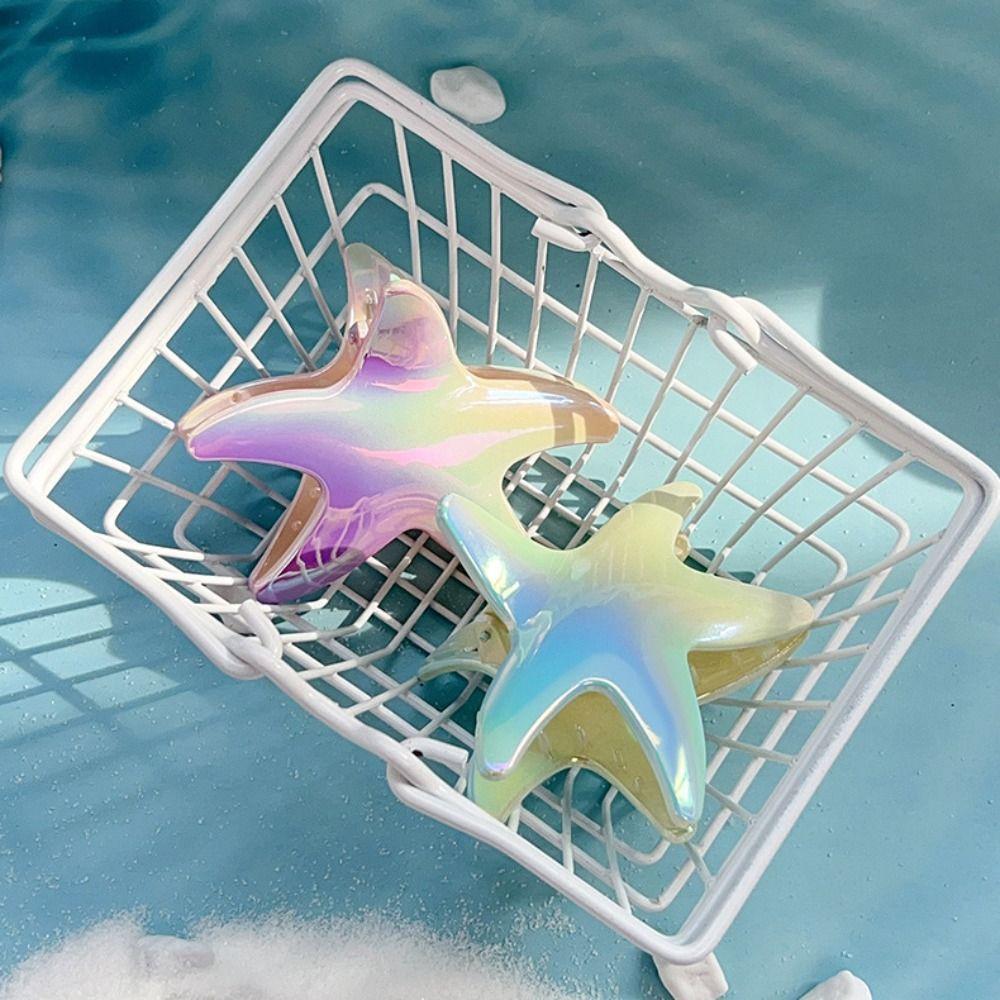 Gradient Color Starfish Hair Claw Clips Beach Headwear New Girl's Hair Clip  Hair Accessories
