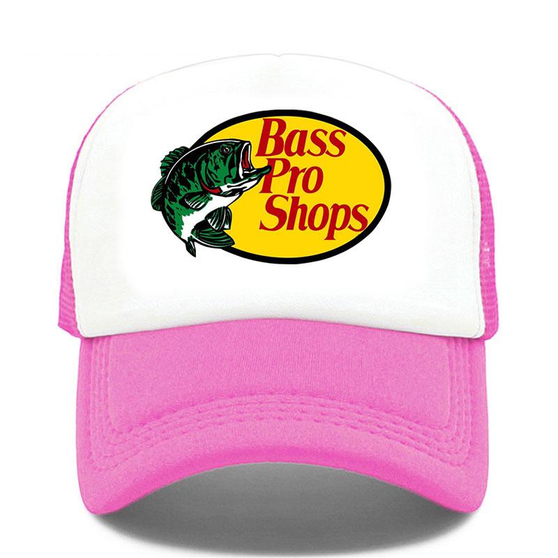 Bass Pro Shops Mesh Trucker Cap Unisex Verstellbar Sommer Angeln Baseballmütze Für Männer Frauen Outdoor Sonnenschutz