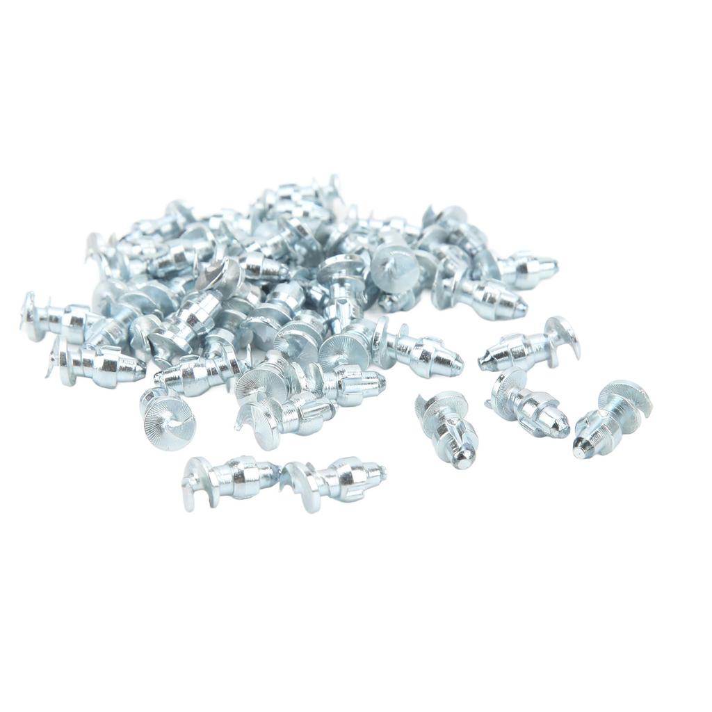 50PCs Tire Thread Studs Tungsten Steel Screw for Loader Skid Steer Tractor Forklift Motorcycle Off‑Road Vehicle