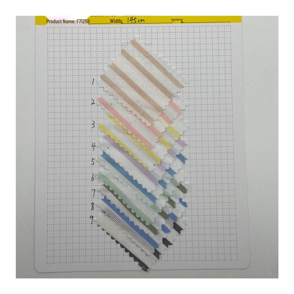 Trendy Spot-Dyed Jacquard Cotton Stripe Fabric for Spring/Summer Shirt Dress Skirt