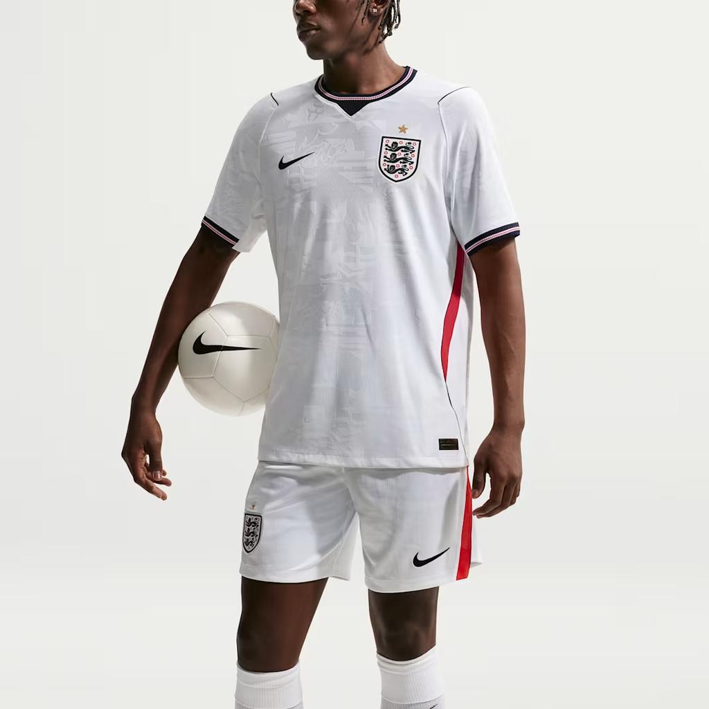 Nike Inghilterra 2026 Partita Casa 'Bianco/Rosso Speed/Nero Ossidiana/Nero Ossidiana'