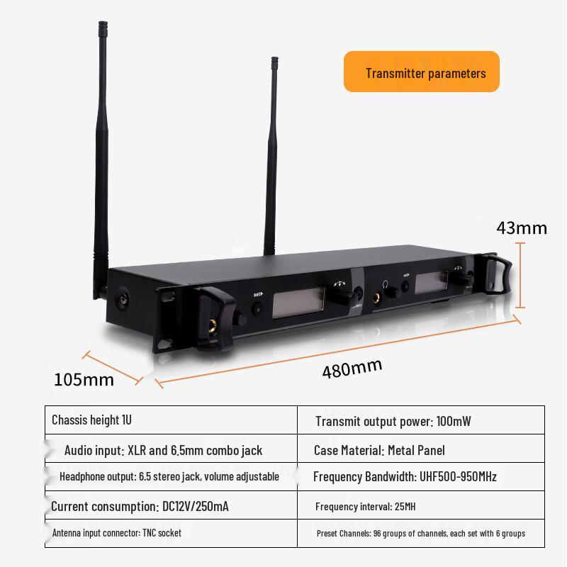 LEIPUDUN LD9 Pro Wireless In-ear Monitor for Performers (CN version)