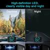 1pc Universal Head Up Display GPS HUD Digital Speedometer Speed Meter Suitable for All Vehicles Gps Speedometer