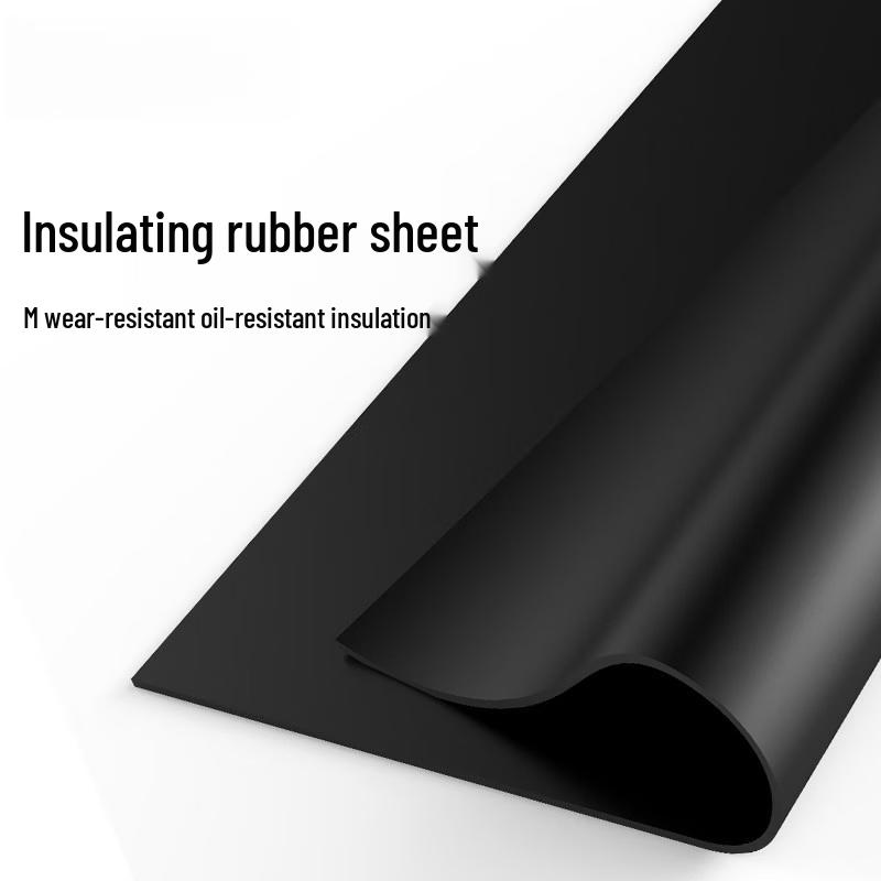 Heavy-Duty Black Rubber Mat (10mm Thick)