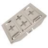 193 X 285mm Battery Tray Stainless Steel Sturdy Reliable Battery Mounting Tray with Fixing Screws Universal for Car