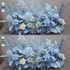 Artificial Wedding Aisle Flower Row: Table & Stage Decoration Simulation Flowers