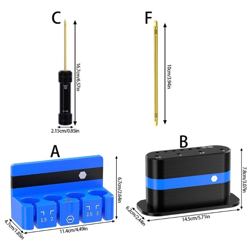 Wrench Organizers Hand Tool Holder Display Rack L Shaped Hexagonal Wrench Stand Screwdriver Tool Enduring Easy to Use