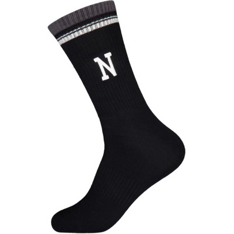 New Balance Crew Socks Unisex 1 Pack Black LAS51401-BK M