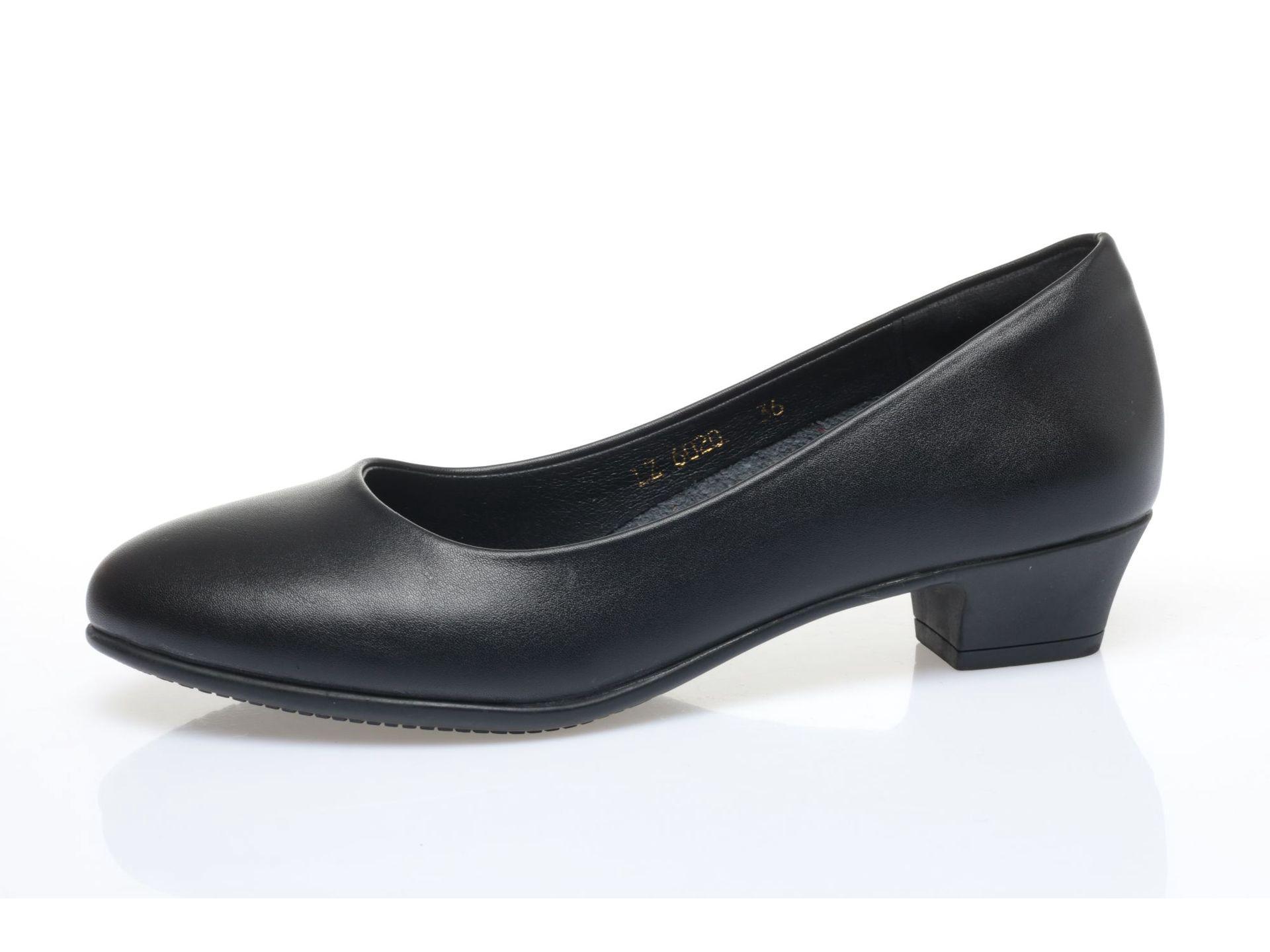 

Жіночі шкіряні робочі туфлі 2024 - М яка підошва, Квадратний каблук, Балетки для весни та осені Size 39