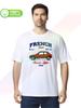 100% bomuld rund hals tungvægt Unisex T-shirt VINTAGE FRANSK BIL PEGEOUT 205 GTI S3XL Toppe T-shirts