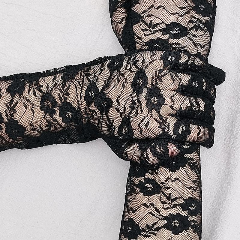 Spring/Summer Thin Sunscreen Lace Gloves Wedding Wedding Bridal Gloves Long Ladies Gloves Sexy