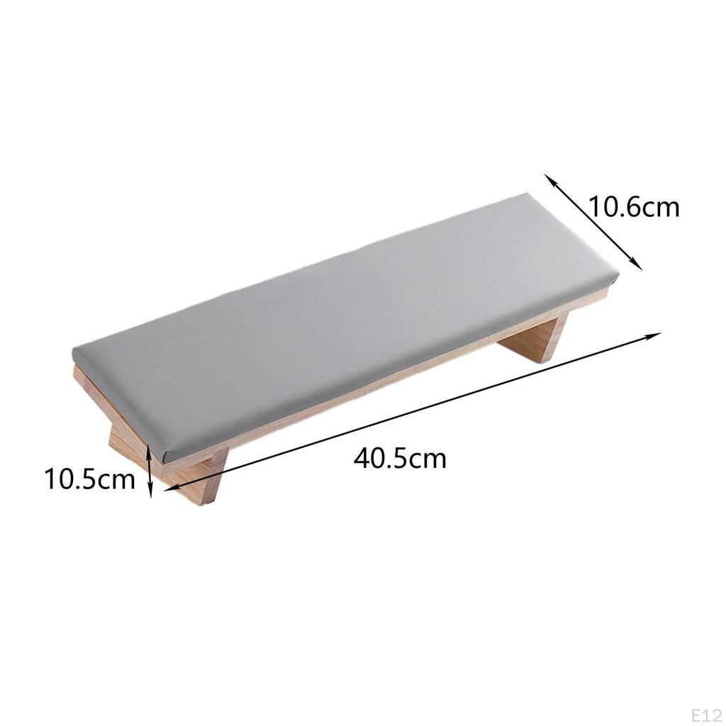 Hand Rest ,Professional ,Wood, Memory Foam Practical Accessories Soft Wrist Pad Support Manicure