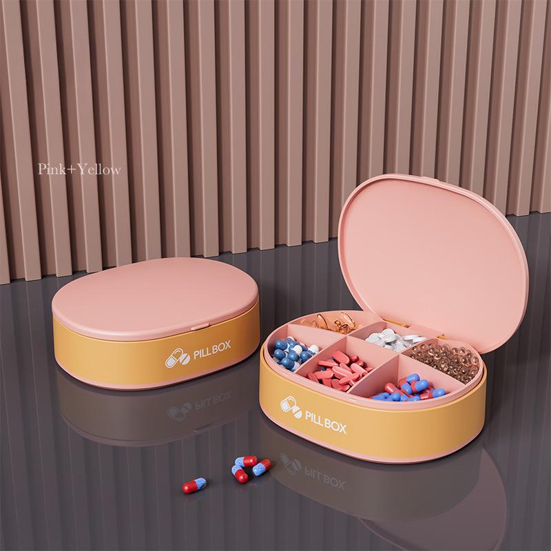 Portable Medicine Box, Mini Mini Medicine Box, 7-day Medication Box, and Pill Box for Packaging