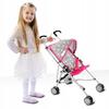 Poussette pour poupée légère pliante type parapluie avec harnais – Kinderplay (KP0290S)