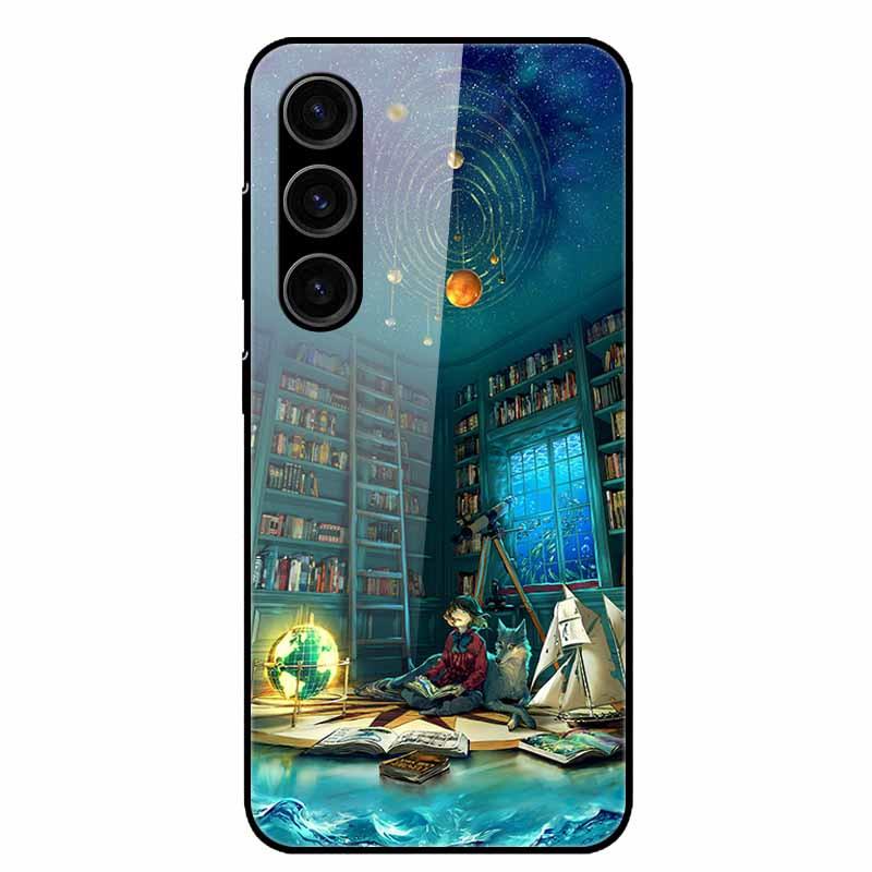 For Samsung Galaxy S25 Case Tempered Glass Hard PC Back Cover For Galaxy S 25 Plus Phone Cases S25Plus Silicone Bumper Shell Bag