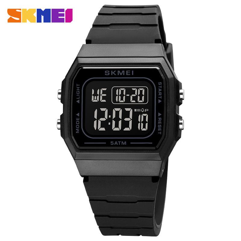 

Moment beauty fashion sports small square student electronic watch 1683 simple trend youth хронограф electronic watch
