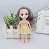 Color Light Doll Xiao Mengmeng Princess Suit Girl Dress-up 13-joint 6-inch Doll Play House Toy