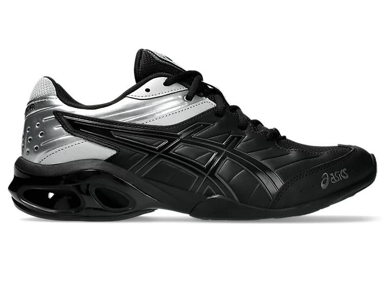 1203B051-001 Asics Gel-Kinetic FR "Black/Pure Silver" (Men's)