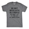 Funny Old People T-Shirt, Retro Graphic Tee