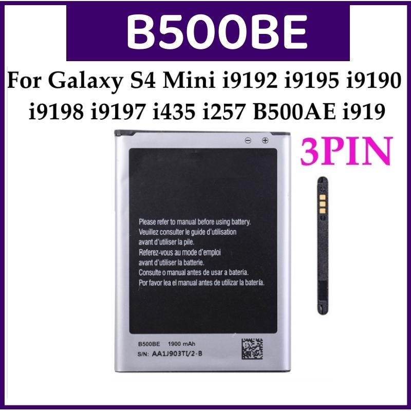 Battery B500BE B500AE For Samsung Galaxy S4 Mini I9190 I9192 I9195 I9198 S4Mini Battery 3 pins 4 pin 1900mAh