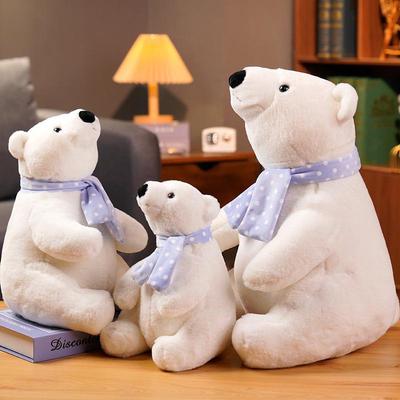 Peluche Orso Polare, Orsacchiotto Jumbo Morbido di Peluche, Grande Cuscino Coccoloso per il Sonno e il Comfort dei Bambini, Regalo di Compleanno per Bambine