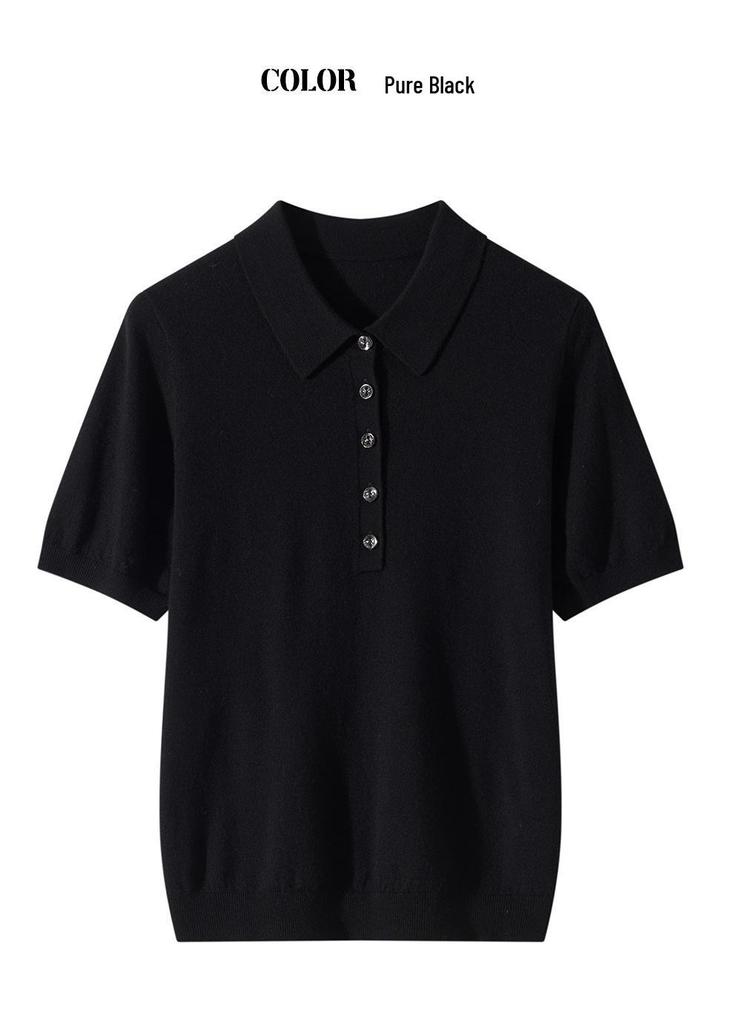 Women's Fine Spun Yangtze Wool Knit Sweater Vest, Polo Shirt & T-Shirt
