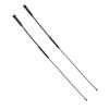 2PCS Soft Whip Antennas Fit for YAESU VX6R VX160 Radio SMA M Interface High Gain Antennae Support 144 430MHz 120 150