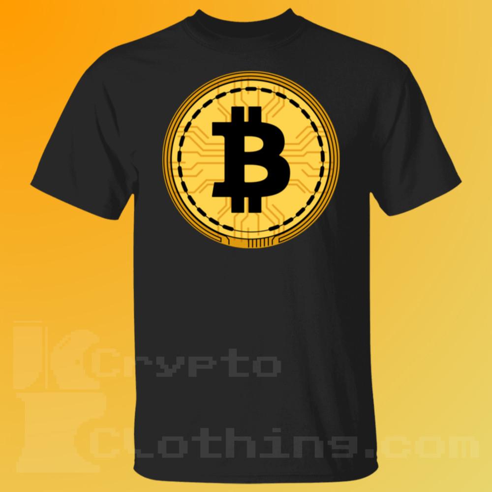 Bitcoin BTC Крипто Криптовалюта Альткоин HODL Черная футболка UPC04 Унисекс Футболка XXL