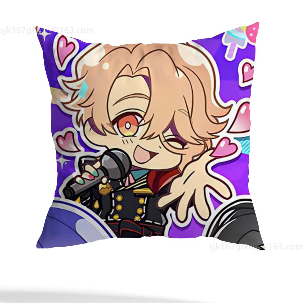 Game O-Obey Me Pillow Case Sofa Living Room Bedroom Headboard Backrest Cushion Square Cushion Nap Time