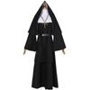 Sister Cosplay with Hood and The Conjuring Sister Adult Nun for Theater and Costumes [Divine Quality] Cross, Costume, Black, Costume, (Black, L)