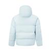 Li Ning CF Su Series White Windproof Moisture Wicking Water Resistant Loose Duck Down Short Jacket Unisex Jacket Frost-Blue AYMV157-6