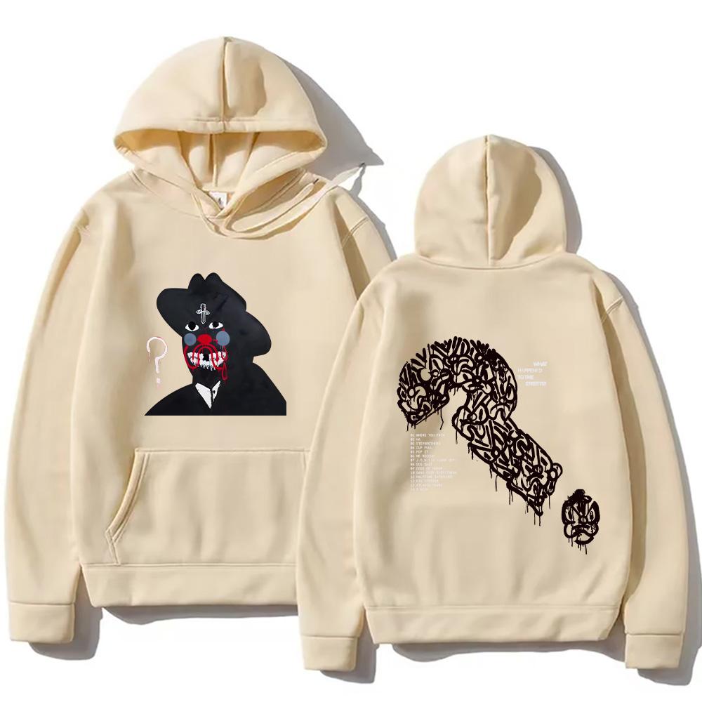 21 Savage What Happened To The Streets? New Album Hoodie Retro Hip Hop Streetwear Women Men Y2k Sweatshirt Fashion Graphic Hoody