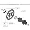 15mm Bike Front Hub Adapter Aluminum Alloy 100mm to 110mm Bike Boost Hub Conversion Set for DIY