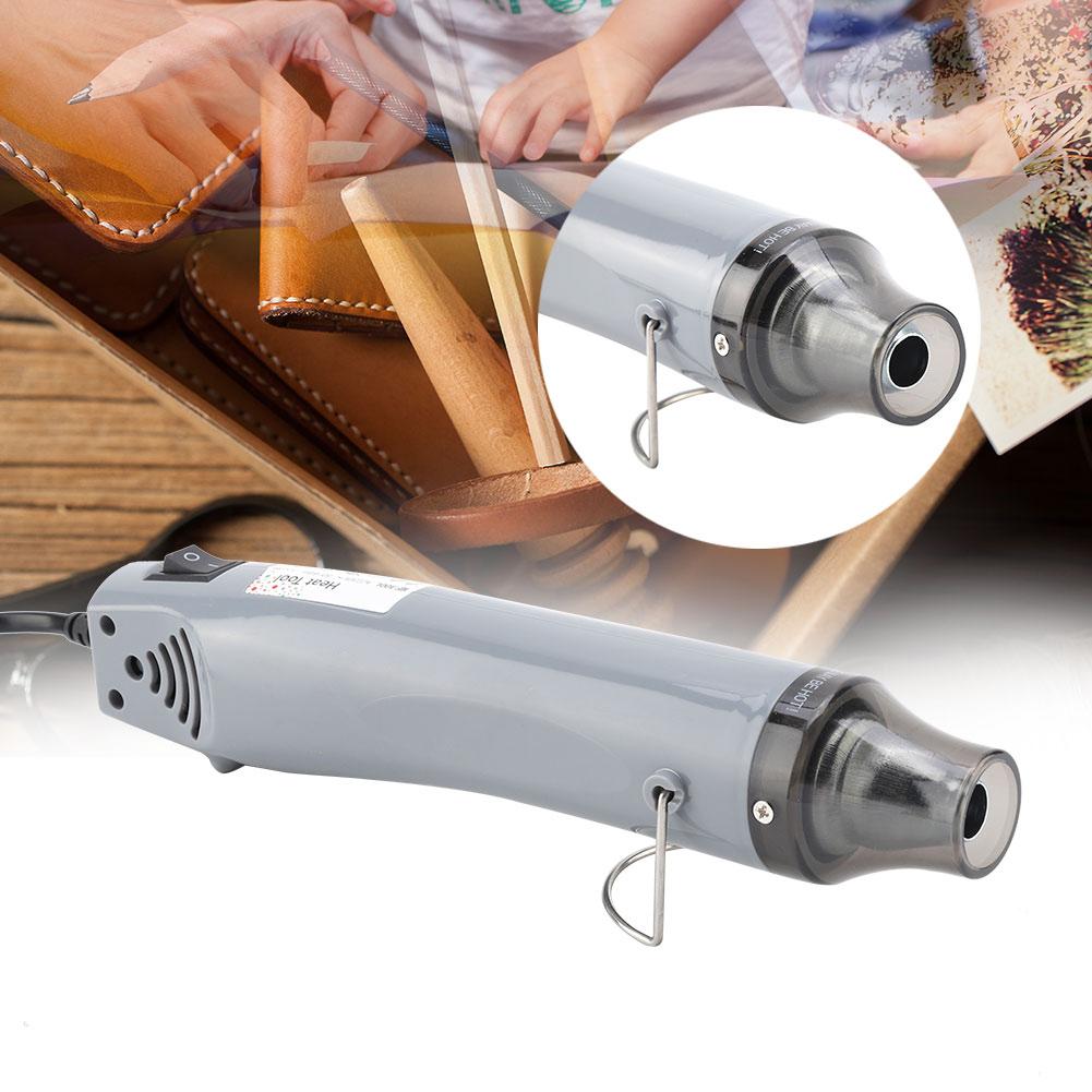 300W Electric Power Tool Hot Air Heat Gun Embossing Multi Purpose Heating (Grey )
