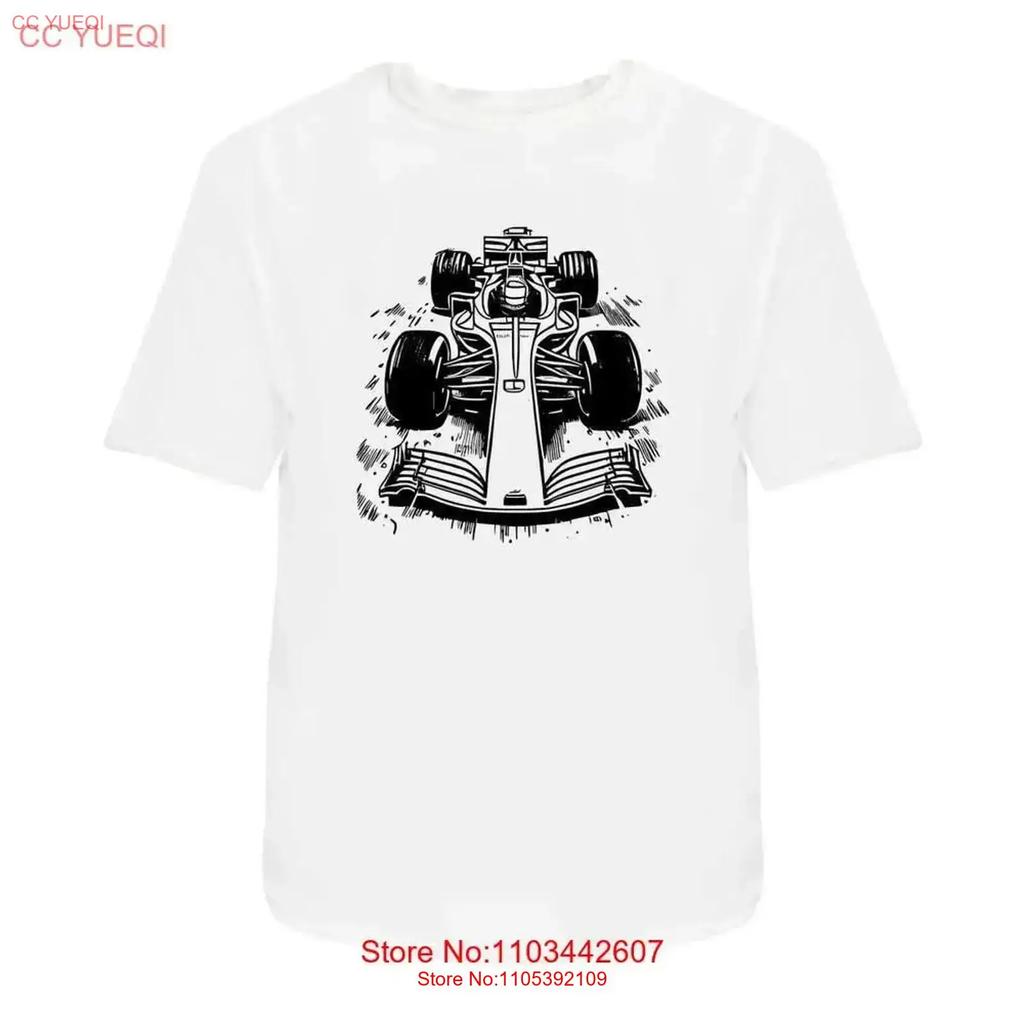Racing Car Cotton T Shirt Ta044373 Vintage Washed Comfortable Stretched Fashion Unisex Streetwear Designer Clothes Casual
