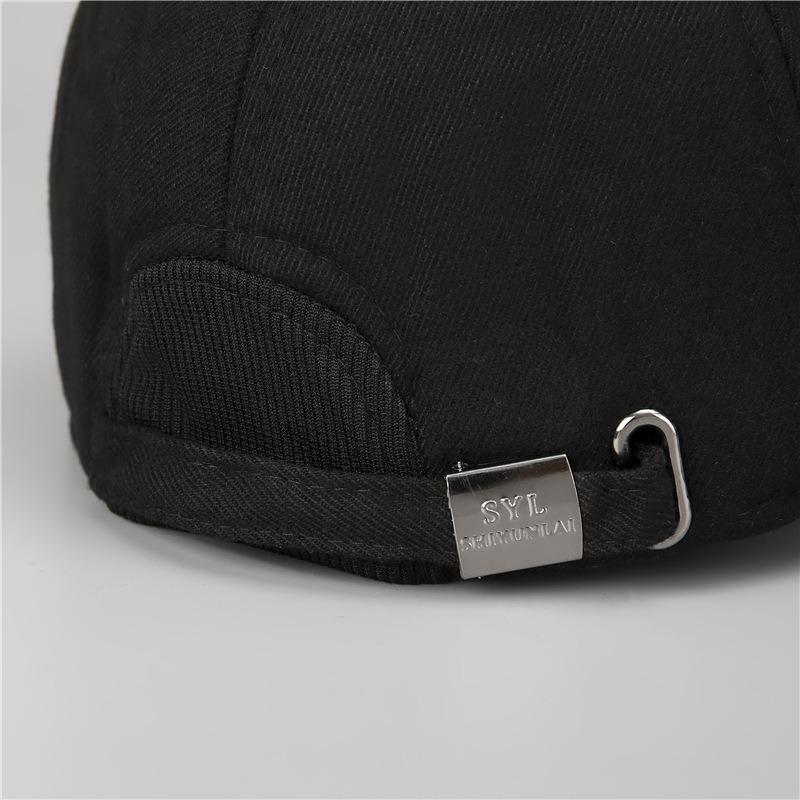 Old hat men's winter mid hat cotton warm ear protection baseball cap grandpa cap thick