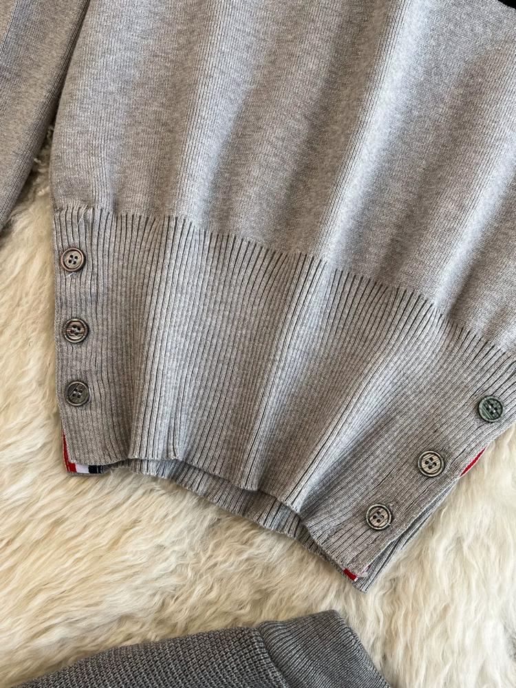 Jaro Podzim Ženy Pletený svetr Pruhované tepláky Módní Kreslený Psí výšivka Pulovr Topy a délka ke kotníkům Dvoudílná sada kalhot