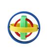 2PCS 3D Infinite Flip Fun Spinning Top Toy Cool Small Tool Fun Stress Relief Gift Children's Gift Bag Filler Colorful Spinning