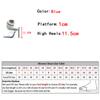 Fashion Liyke 2025 New Design Denim Ankle Snake Surround Strap Sandal Women Transparent PVC Summer High Heels Party Stripper Shoes Pumps