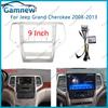 9 Inch Car Frame Fascia Adapter Canbus Box Decoder Android Radio Dash Fitting Panel Kit For Jeep Grand Cherokee 2008-2013