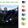 2Pcs Baby Stroller Night Alarm Light LED Caution Lamp Outdoor Remind Security Safety LED Flash Warning Lamp