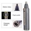 Rechargeable Electric Hair Trimmer Nose Hair Temples Remover Shaver