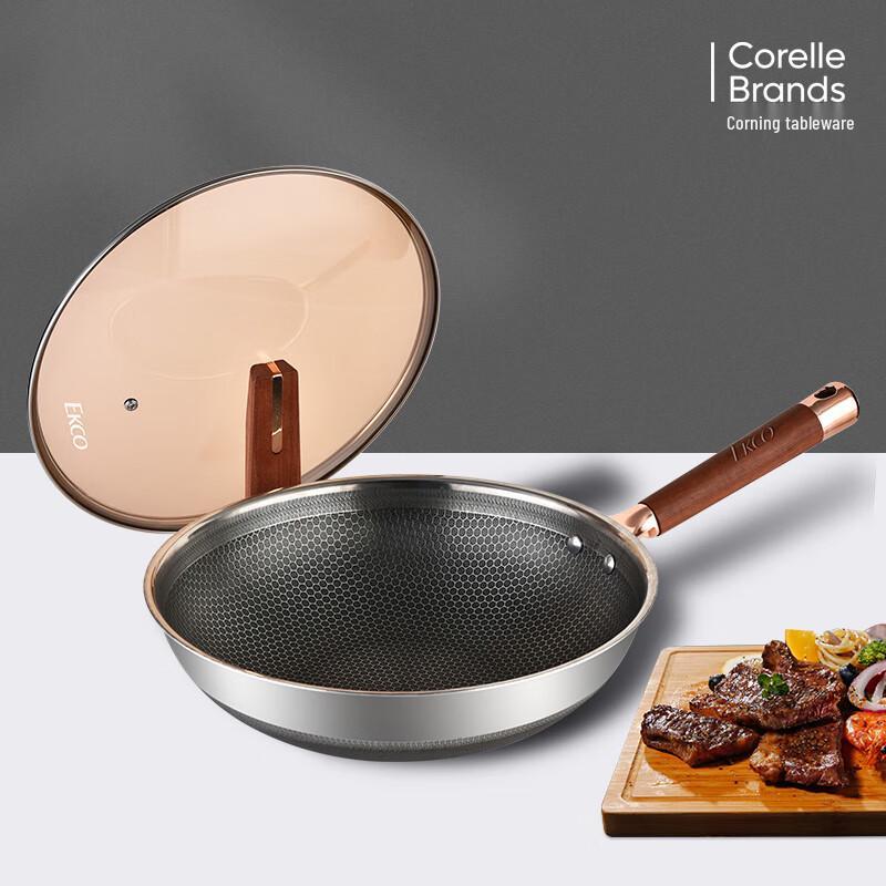 Corning VISIONS EKCO 32CM 316 Stainless Steel Wok
