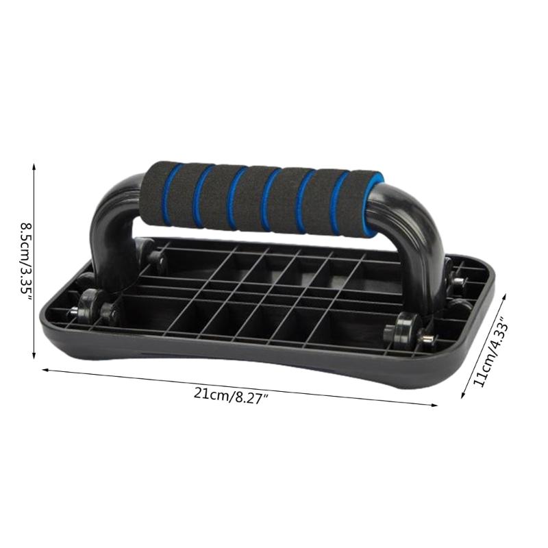 Pushes up Bar Stands Abdominal Core Workout Roller Abdominal Muscle Trainer Fitness Equipment for Effective Core Workout