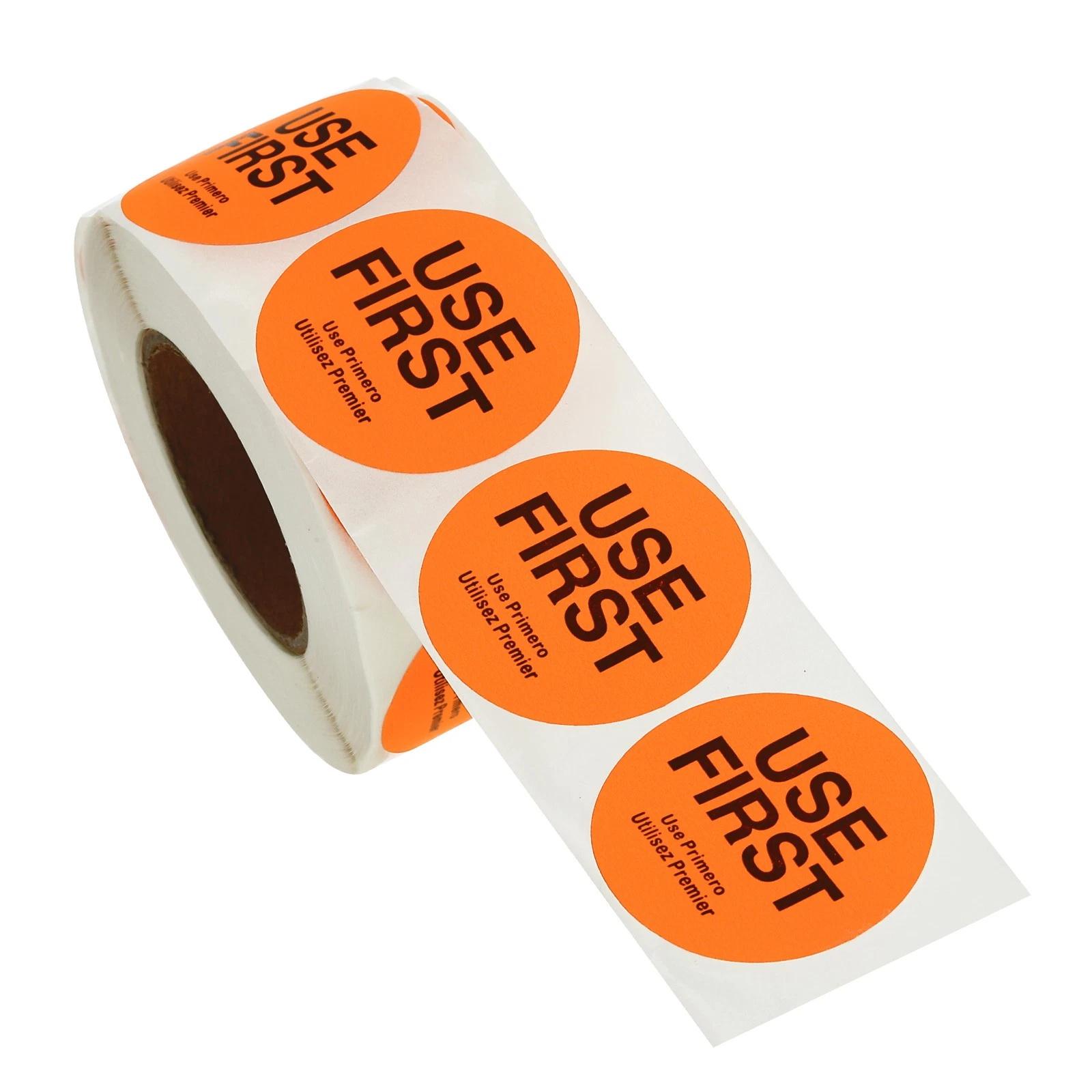 

Control Labels High-Quality Labels Stickers Adhesive Use First Stickers For Office Business Stockroom помаранчевий