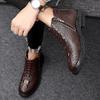 Fashion Brand Fashion Men's Ankle Boots Luxury British Style 2024 New Walking Shoes Quality Leather Senior Designer Business Mens Boots