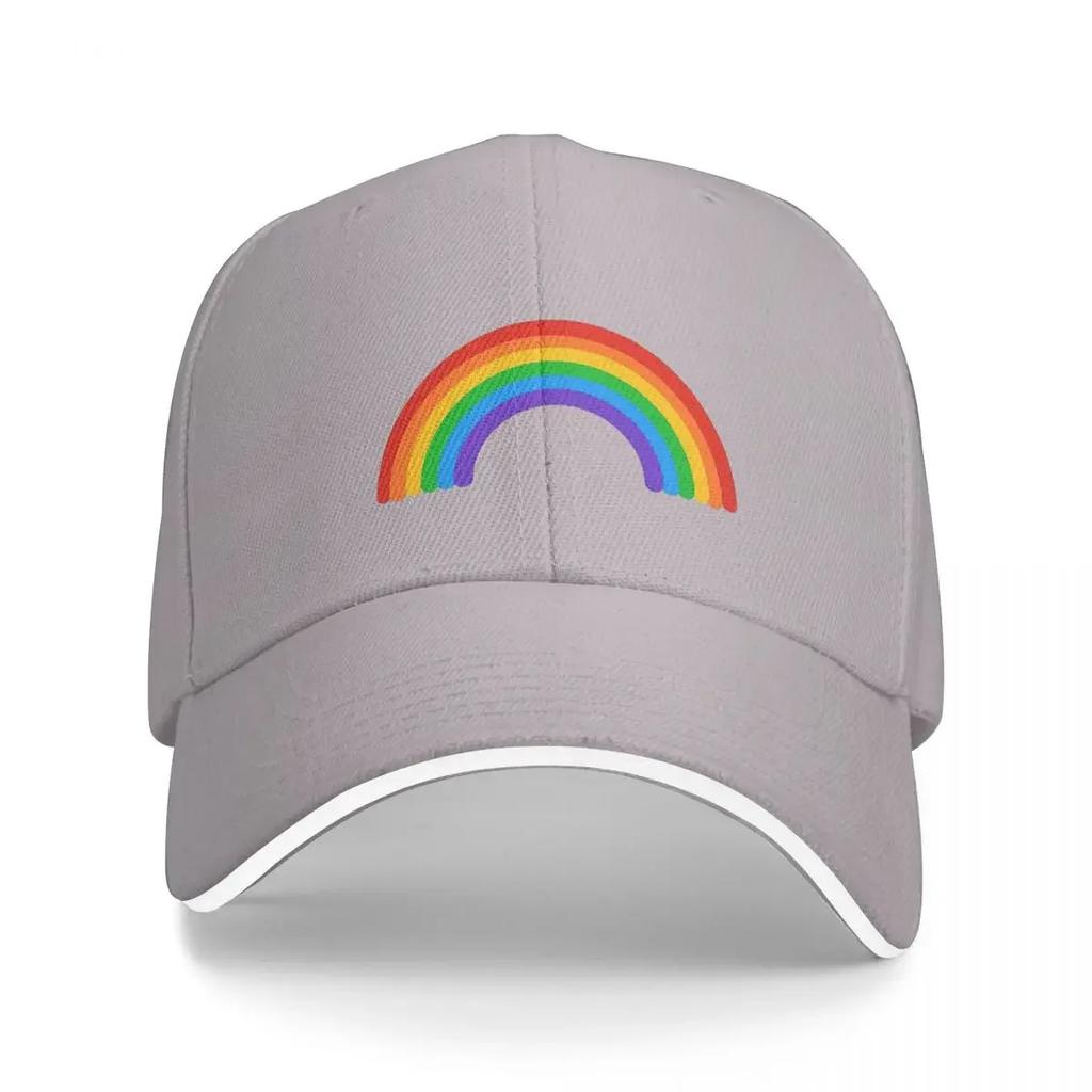 Cute Rainbow  HAPPY PRIDE Cap Fashion Casual Baseball Caps Adjustable Hat Hip Hop Summer Unisex Baseball Hats
