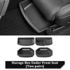 Under Seat Storage Box For Tesla Model YL 6-Seats 2026 TPE Drawer Seat Lower Front Rear Organizer Tray Trash Can Car Accessories